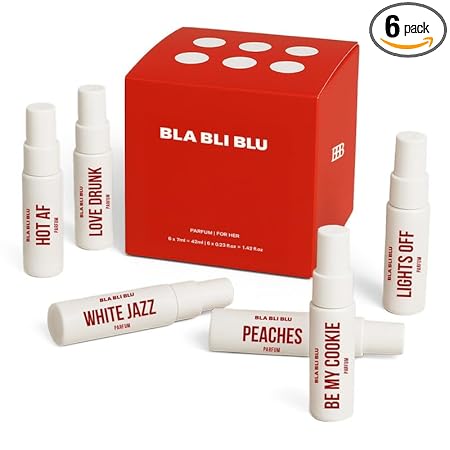 BLABLIBLU Perfume Gift set Mini Travel Trial Pack for Woman|6x7ml|Long-Lasting Parfum Fragrances - better than EDP, EDT & EDC |Perfume For Women|Citrus, Floral & Fresh Notes