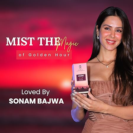 Rawls Arabic Sunset Unisex Body Mist 50ml | Floral & Sandalwood Fragrance | Fresh & Moisturizing Spray | Luxury gift for Men/Women