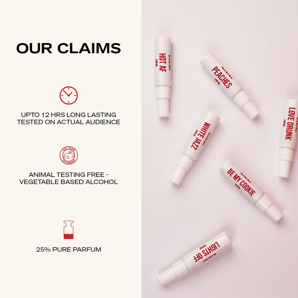 BLABLIBLU Perfume Gift set Mini Travel Trial Pack for Woman|6x7ml|Long-Lasting Parfum Fragrances - better than EDP, EDT & EDC |Perfume For Women|Citrus, Floral & Fresh Notes